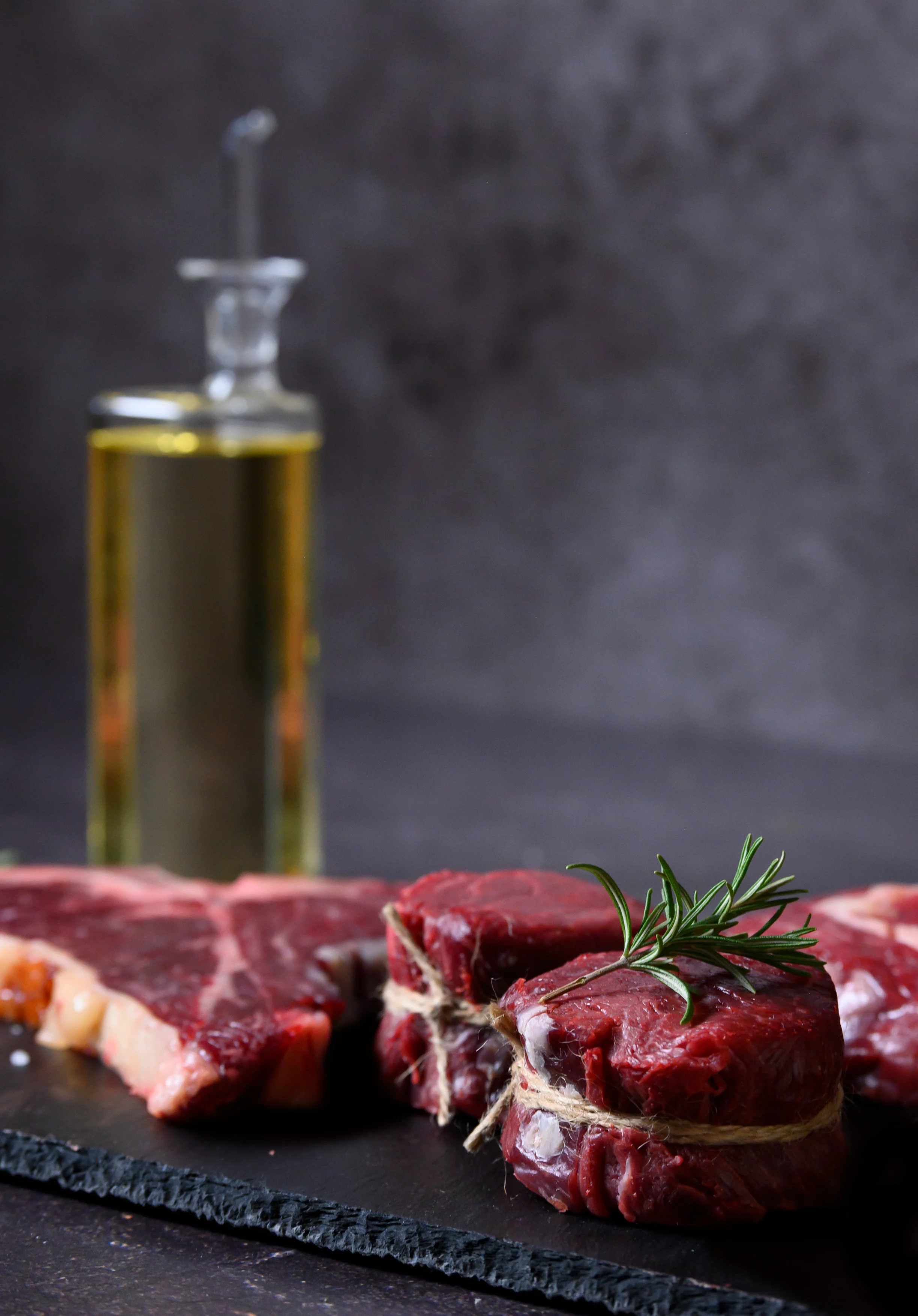 High quality steak meats: t-bone, tenderloin, rib-eye