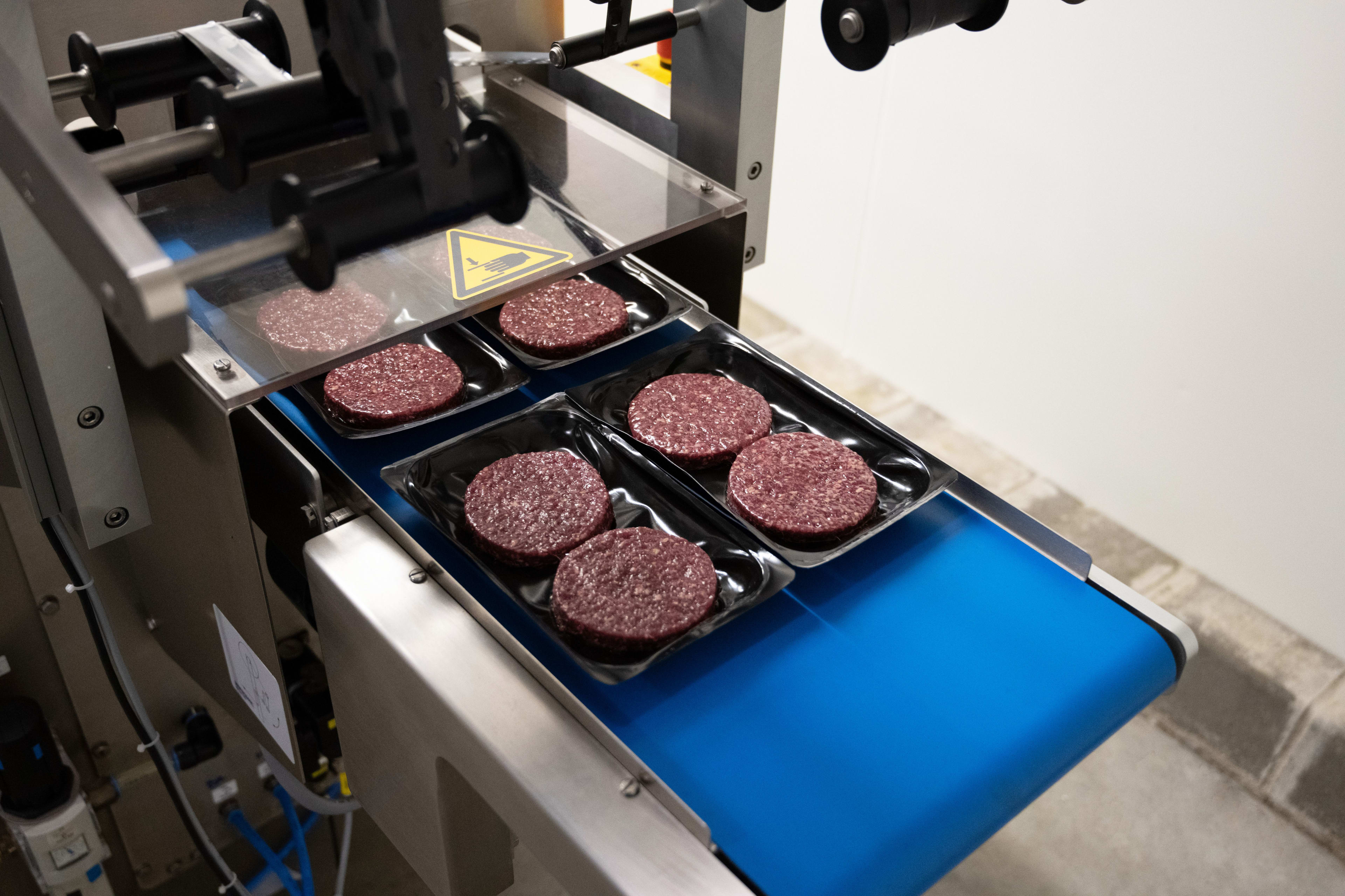 Frissen csomagolt húspogácsák