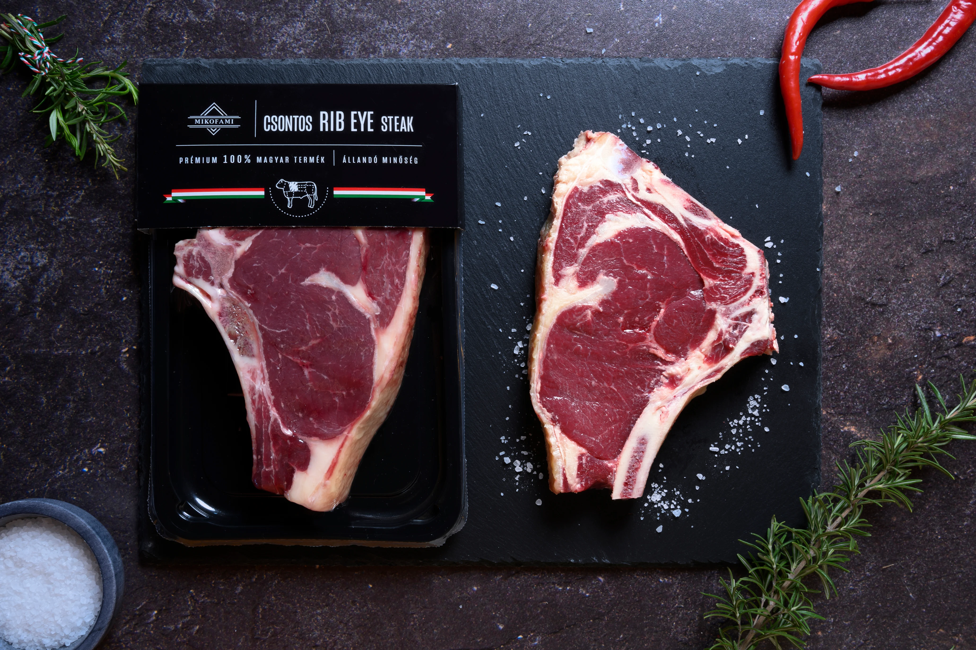 Mikofami Premium rib-eye steak with bone
